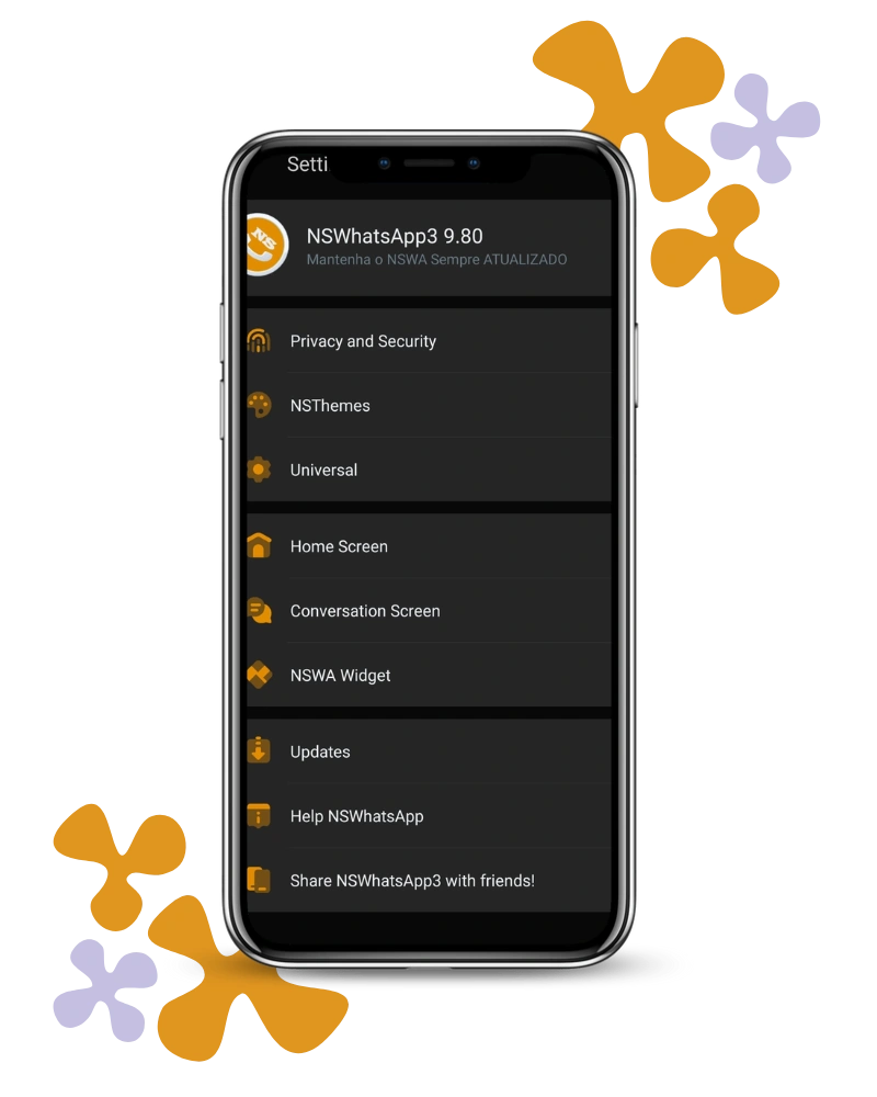 NSWhatsApp 3 Orange APK Download